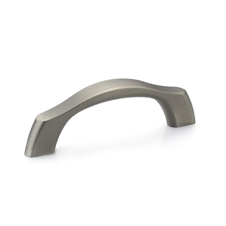 Richelieu 3 in (76 mm) Center-to-Center Antique Nickel Contemporary Drawer Pull BP81176143