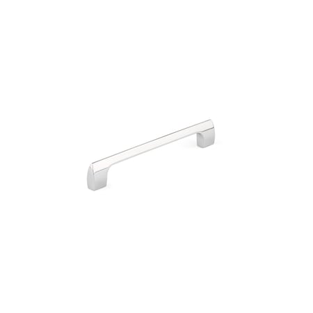 Richelieu 6-5/16 in. (160 mm) Center-to-Center Chrome Contemporary Drawer Pull BP814160140