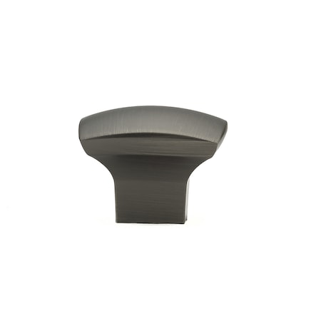 Richelieu 1 7/32 in (31 mm) x 1 7/32 in (31 mm) Antique Nickel Contemporary Cabinet Knob BP814332143