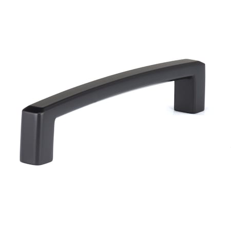 Richelieu 5 1/16-inch (128 mm) Center to Center Matte Black Contemporary Cabinet Pull BP8189128900