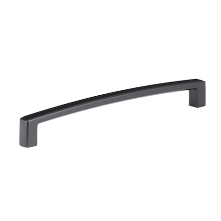 Richelieu 7 9/16-inch (192 mm) Center to Center Matte Black Contemporary Cabinet Pull BP8189192900