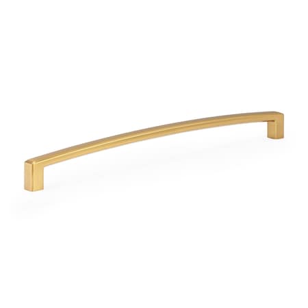 Richelieu 10 1/8-inch (256 mm) Center to Center Aurum Brushed Gold Contemporary Cabinet Pull BP8189256158