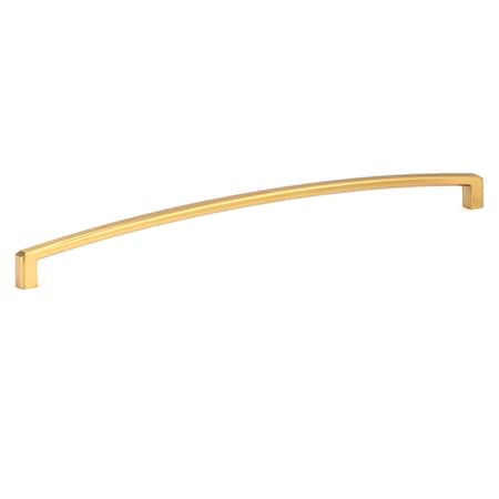 Richelieu 13 7/8-inch (352 mm) Center to Center Aurum Brushed Gold Contemporary Cabinet Pull BP8189352158