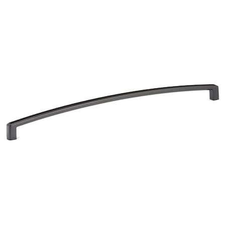 Richelieu 13 7/8-inch (352 mm) Center to Center Matte Black Contemporary Cabinet Pull BP8189352900