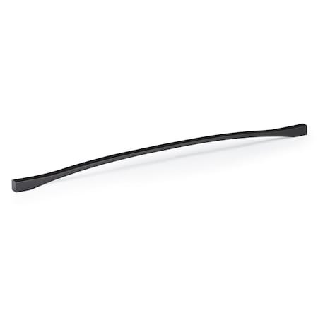 Richelieu 13 7/8-inch (352 mm) Center to Center Matte Black Contemporary Cabinet Pull BP8232352900