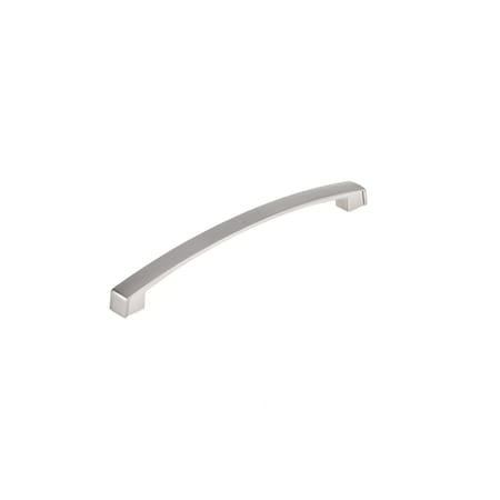Richelieu 7-9/16 in. (192 mm) Center-to-Center Brushed Nickel Transitional Drawer Pull BP8252192195
