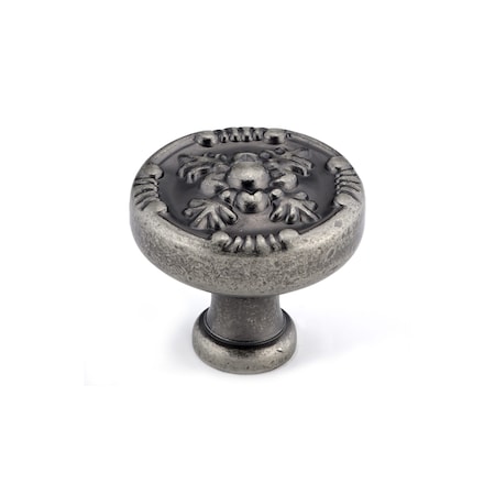 Richelieu 1 1/4 in (32 mm) Pewter Traditional Cabinet Knob BP82619142