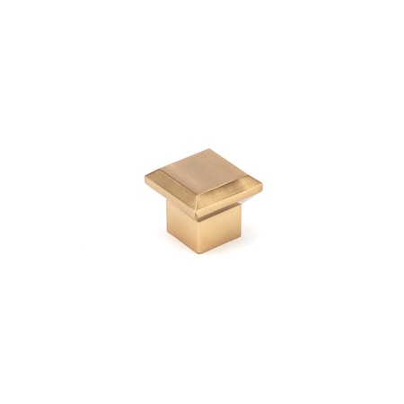 Richelieu 1 11/32 in (34 mm) x 1 11/32 in (34 mm) Aurum Brushed Gold Transitional Cabinet Knob BP8323533158
