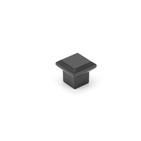 Richelieu 1 11/32 in (34 mm) x 1 11/32 in (34 mm) Matte Black Transitional Cabinet Knob BP8323533900