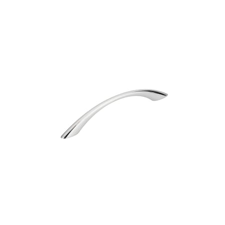 Richelieu 5 1/16 in (128 mm) Center-to-Center Chrome Contemporary Drawer Pull BP85820128140