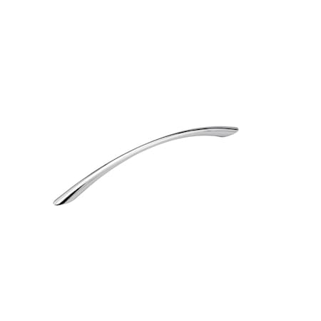 Richelieu 7 9/16 in (192 mm) Center-to-Center Chrome Contemporary Drawer Pull BP85820192140