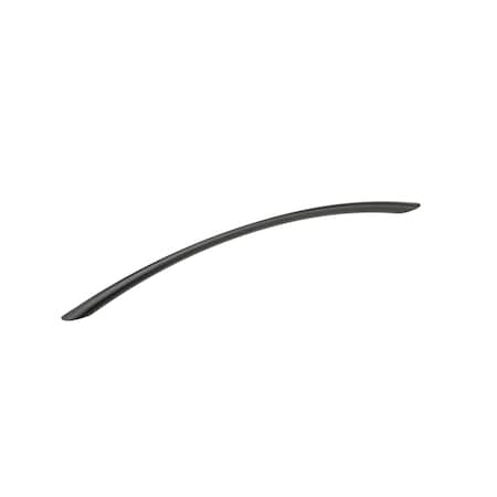 Richelieu 12 in (305 mm) Center-to-Center Matte Black Contemporary Drawer Pull BP85820304900