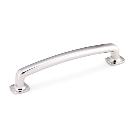 Richelieu 5-1/16 in. (128 mm) Center-to-Center Polished Nickel Transitional Drawer Pull BP863128180
