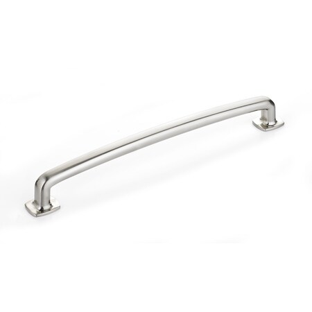 Richelieu 7-9/16 in. (192 mm) Center-to-Center Brushed Nickel Transitional Drawer Pull BP863192195