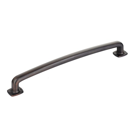 Richelieu Hardware 7-9/16 in. (192 mm) Center-to-Center Brushed Oil-Rubbed Bronze Transitional Drawer Pull BP863192BORB