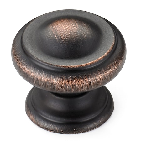 Richelieu 1 3/16 in (30 mm) Brushed Oil-Rubbed Bronze Traditional Metal Cabinet Knob BP8632BORB