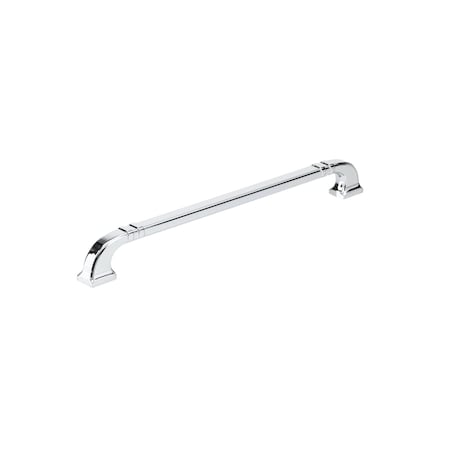 Richelieu 12-inch (305 mm) Center to Center Chrome Transitional Cabinet Pull BP865012140