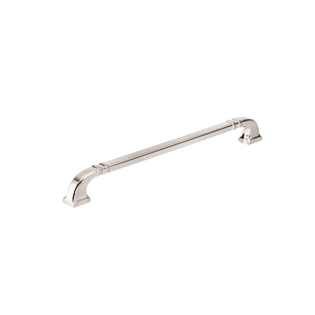 Richelieu 12-inch (305 mm) Center to Center Brushed Nickel Transitional Cabinet Pull BP865012195