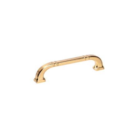 Richelieu 5 1/16-inch (128 mm) Center to Center Aurum Brushed Gold Transitional Cabinet Pull BP8650128158