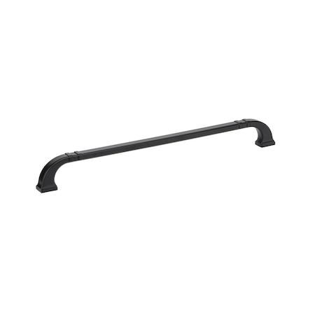Richelieu 18-inch (457 mm) Center to Center Matte Black Transitional Cabinet Pull BP865018900