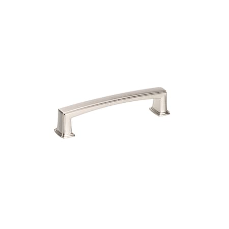 Richelieu 5 1/16-inch (128 mm) Center to Center Brushed Nickel Transitional Cabinet Pull BP8675128195