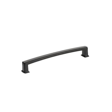 Richelieu 18-inch (457 mm) Center to Center Matte Black Transitional Cabinet Pull BP867518900