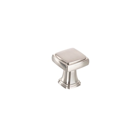 Richelieu 1 1/8-inch (28 mm) x 1 1/8-inch (28 mm) Brushed Nickel Transitional Cabinet Knob BP867528195