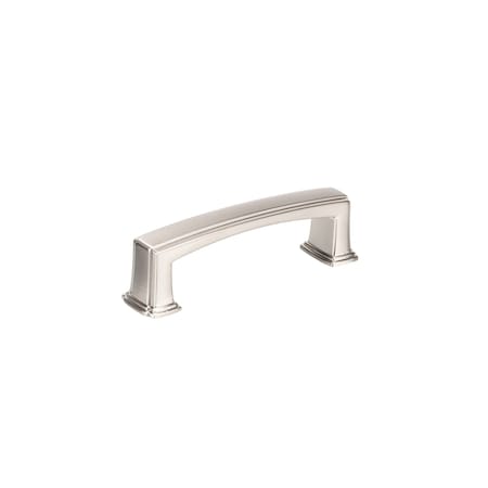 Richelieu 3 3/4-inch (96 mm) Center to Center Brushed Nickel Transitional Cabinet Pull BP867596195