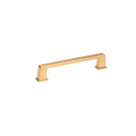 Richelieu 5 1/16-inch (128 mm) Center to Center Aurum Brushed Gold Traditional Cabinet Pull BP8695128158