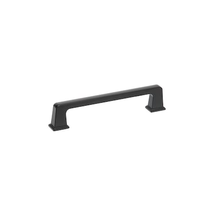 Richelieu 5 1/16-inch (128 mm) Center to Center Matte Black Traditional Cabinet Pull BP8695128900