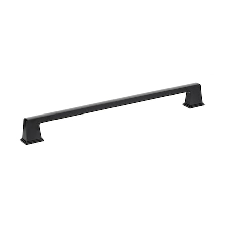 Richelieu 18-inch (457 mm) Center to Center Matte Black Traditional Cabinet Pull BP869518900