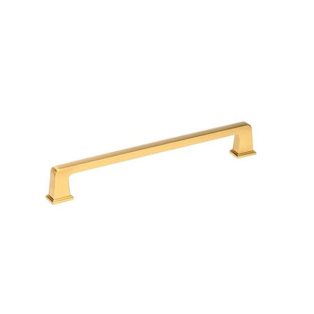 Richelieu 7 9/16-inch (192 mm) Center to Center Aurum Brushed Gold Traditional Cabinet Pull BP8695192158