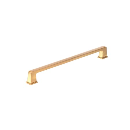 Richelieu 12 5/8-inch (320 mm) Center to Center Aurum Brushed Gold Traditional Cabinet Pull BP8695320158