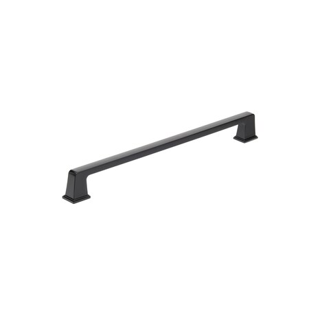 Richelieu 12 5/8-inch (320 mm) Center to Center Matte Black Traditional Cabinet Pull BP8695320900