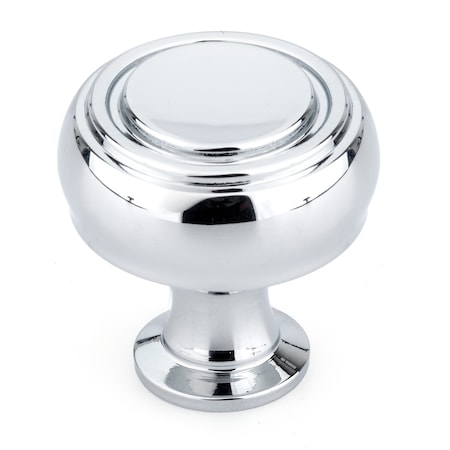 Richelieu 1 5/16 in (33 mm) Chrome Contemporary Cabinet Knob BP872233140