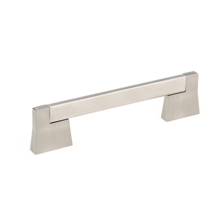 Richelieu 5-1/16 in. (128 mm) Center-to-Center Brushed Nickel Contemporary Drawer Pull BP8727128195