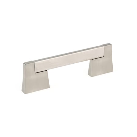 Richelieu Hardware 3-3/4 in. (96 mm) Center-to-Center Brushed Nickel Contemporary Drawer Pull BP872796195