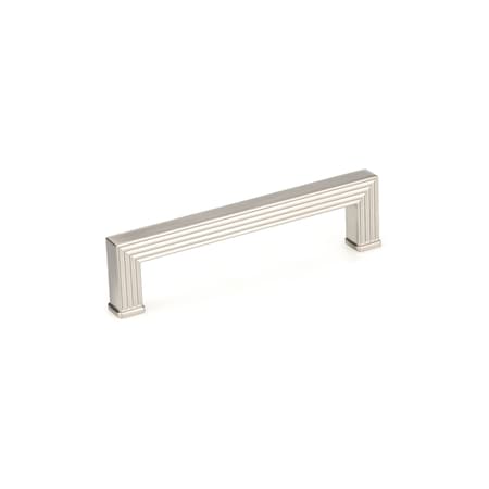 Richelieu 5-1/16 in. (128 mm) Center-to-Center Brushed Nickel Transitional Drawer Pull BP8788128195