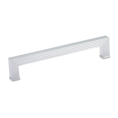 Richelieu 7-9/16 in. (192 mm) Center-to-Center Chrome Transitional Drawer Pull BP8788192140