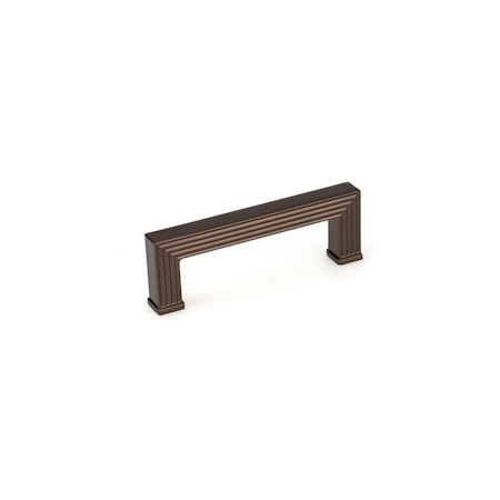 Richelieu 3-3/4 in. (96 mm) Center-to-Center Honey Bronze Transitional Drawer Pull BP878896HBRZ