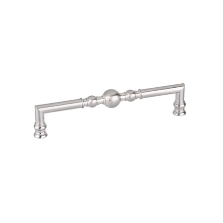 RICHELIEU HARDWARE 7-9/16 in. (192 mm) Center-to-Center Brushed Nickel Traditional Drawer Pull BP8789192195