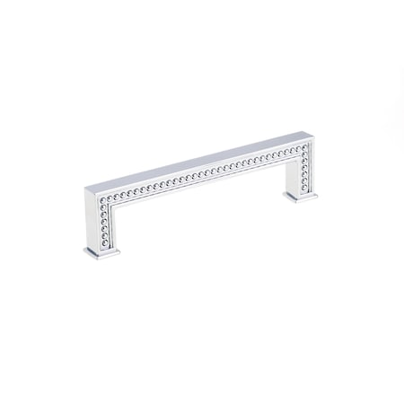 Richelieu 5-1/16 in. (128 mm) Center-to-Center Chrome Transitional Drawer Pull BP8795128140