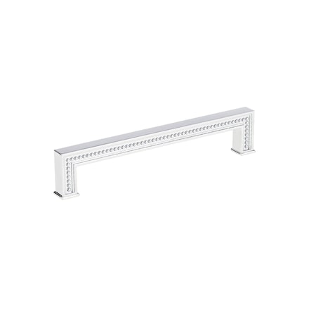 Richelieu 7-9/16 in. (192 mm) Center-to-Center Chrome Transitional Drawer Pull BP8795192140