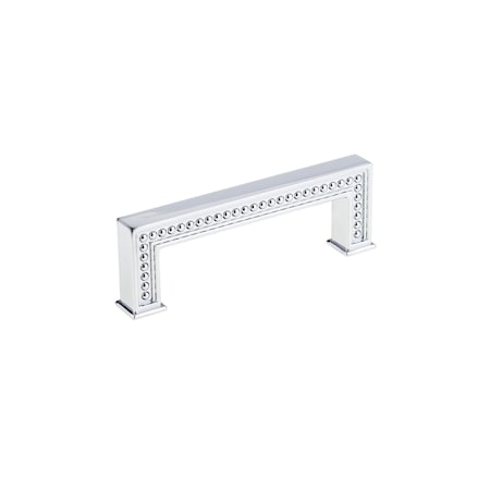 Richelieu 3-3/4 in. (96 mm) Center-to-Center Chrome Transitional Drawer Pull BP879596140