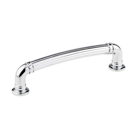 Richelieu 5 1/16 in (128 mm) Center-to-Center Chrome Traditional Drawer Pull BP8818128140