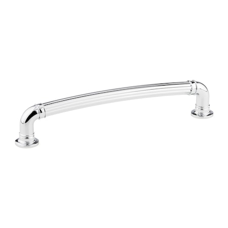 Richelieu Hardware 7 9/16 in (192 mm) Center-to-Center Chrome Traditional Drawer Pull BP8818192140