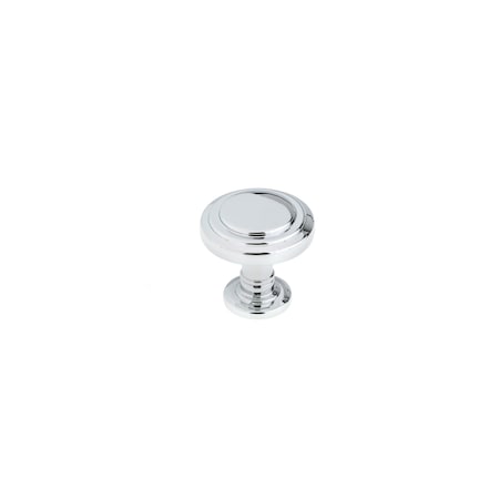 Richelieu 1 5/16 in (33 mm) Chrome Traditional Cabinet Knob BP881833140