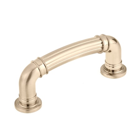 Richelieu 3 in (76.2 mm) Center-to-Center Champagne Bronze Traditional Drawer Pull BP88183CHBRZ