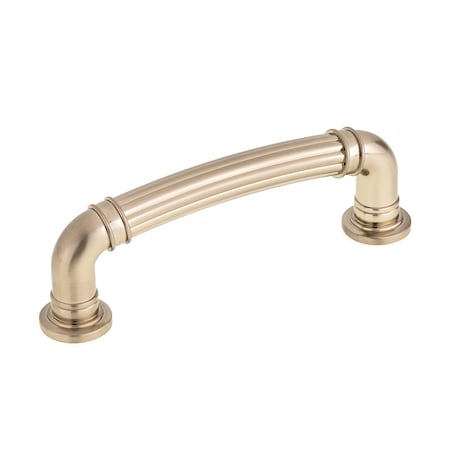 RICHELIEU HARDWARE 3 3/4 in (96 mm) Center-to-Center Champagne Bronze Traditional Drawer Pull BP881896CHBRZ