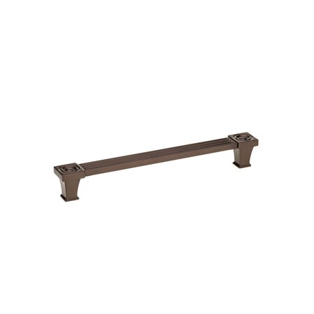Richelieu 7-9/16 in. (192 mm) Center-to-Center Honey Bronze Transitional Drawer Pull BP8822192HBRZ